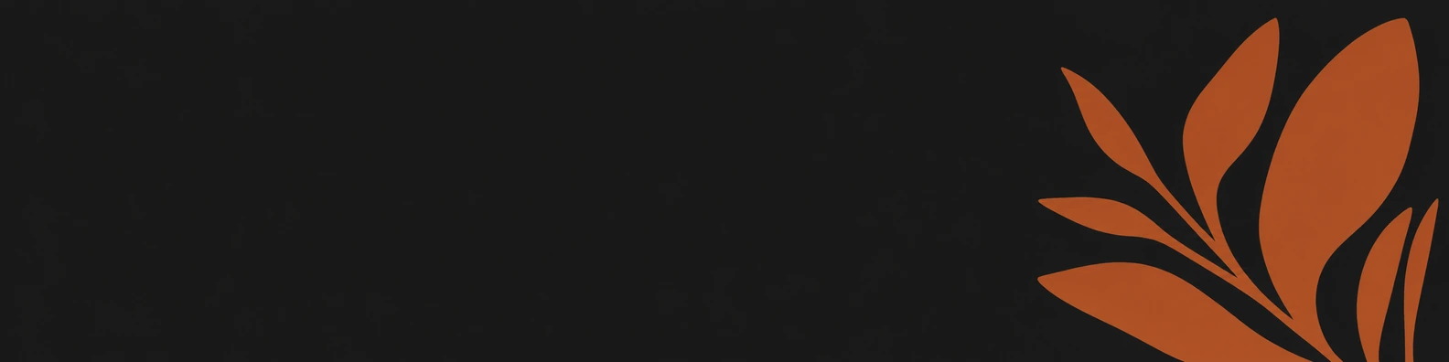 The Clay Silhouette abstract LinkedIn banner for a professional profile