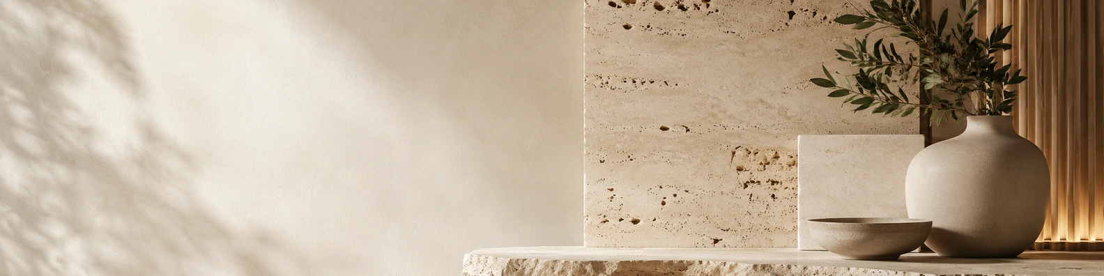Travertine Pitting Line business LinkedIn banner for real estate architecture and construction professionals