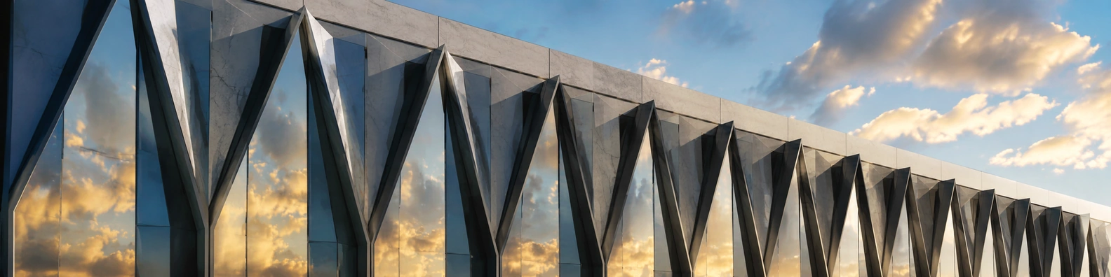 Treasury Facade business LinkedIn banner for a professional profile