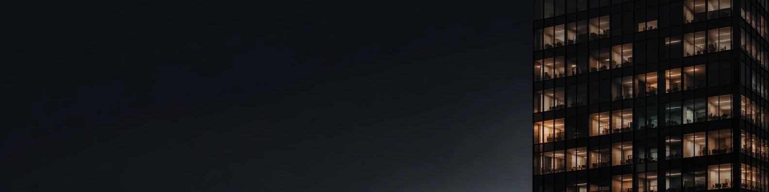 Twilight Window Matrix urban city LinkedIn banner for a professional profile