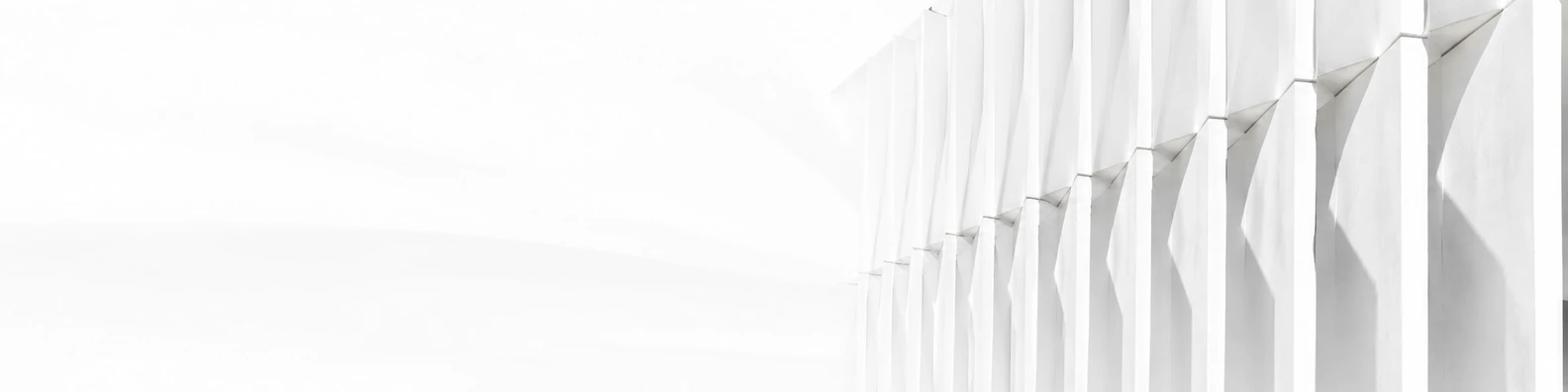 White Precast Concrete Facade urban city LinkedIn banner for a professional profile